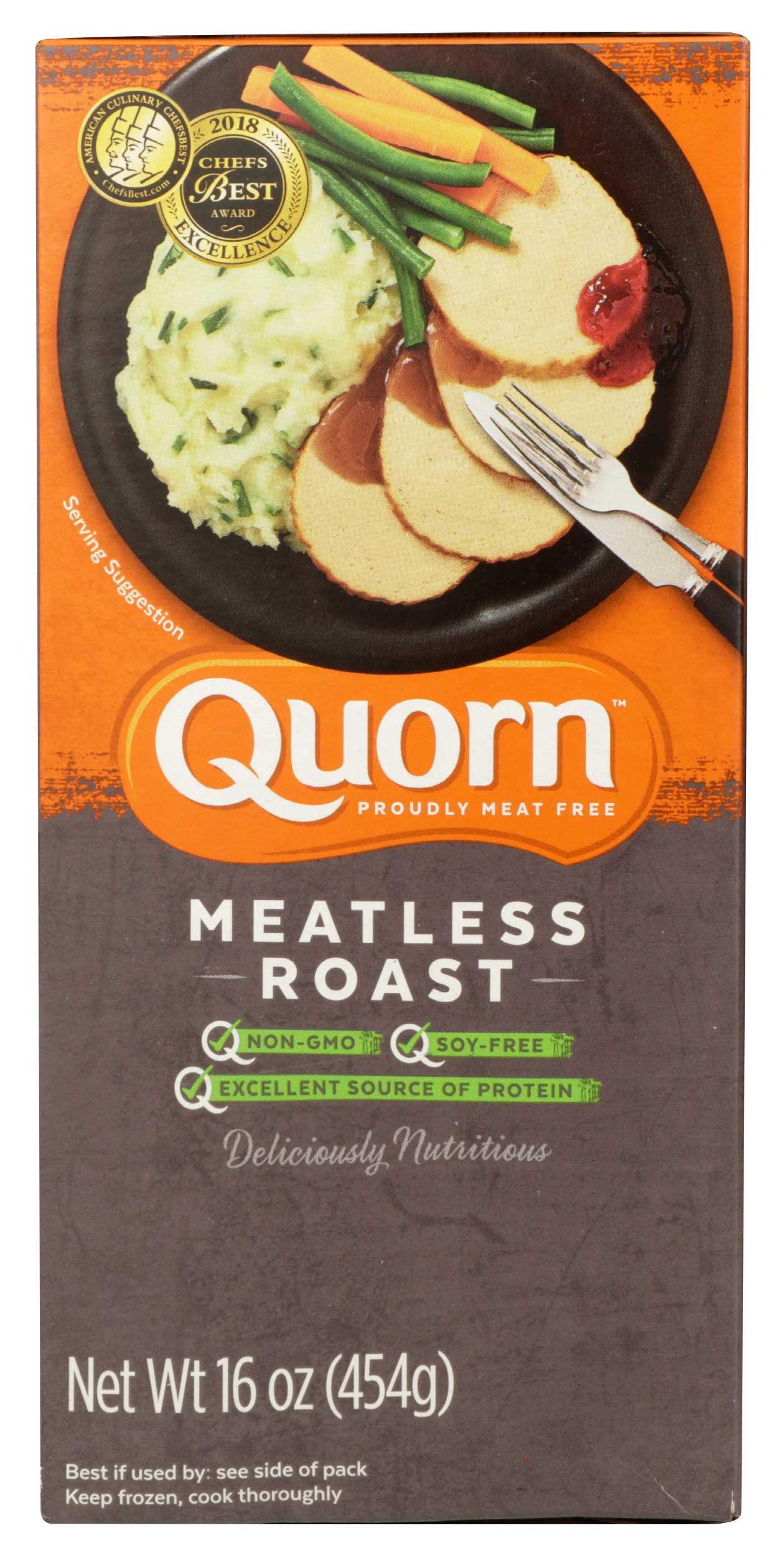 Quorn Foods Meat Free Turkey Roast, 16 Ounce -- 12 per case.