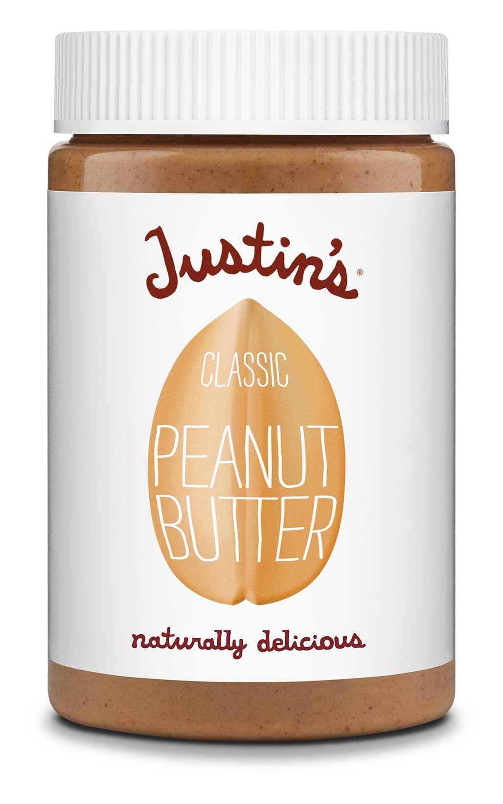 Justins Classic Peanut Butter, 16 Ounce -- 12 per case
