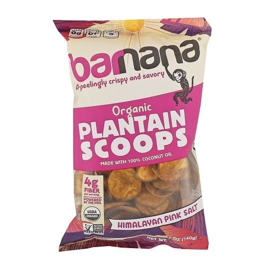 Barnana Organic Pink Salt Plantain Scoops, 4.93 Ounce -- 6 per case