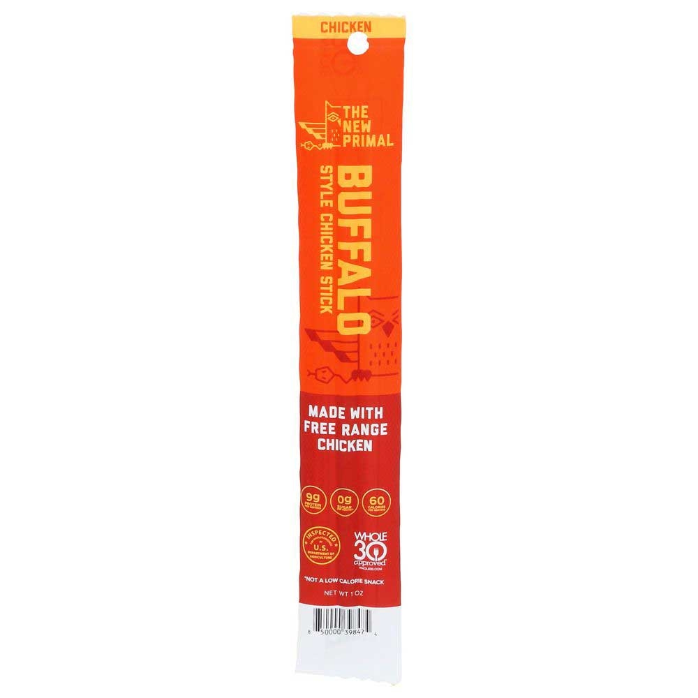 The New Primal Buffalo Style Chicken Stick, 1 Ounce -- 20 per case