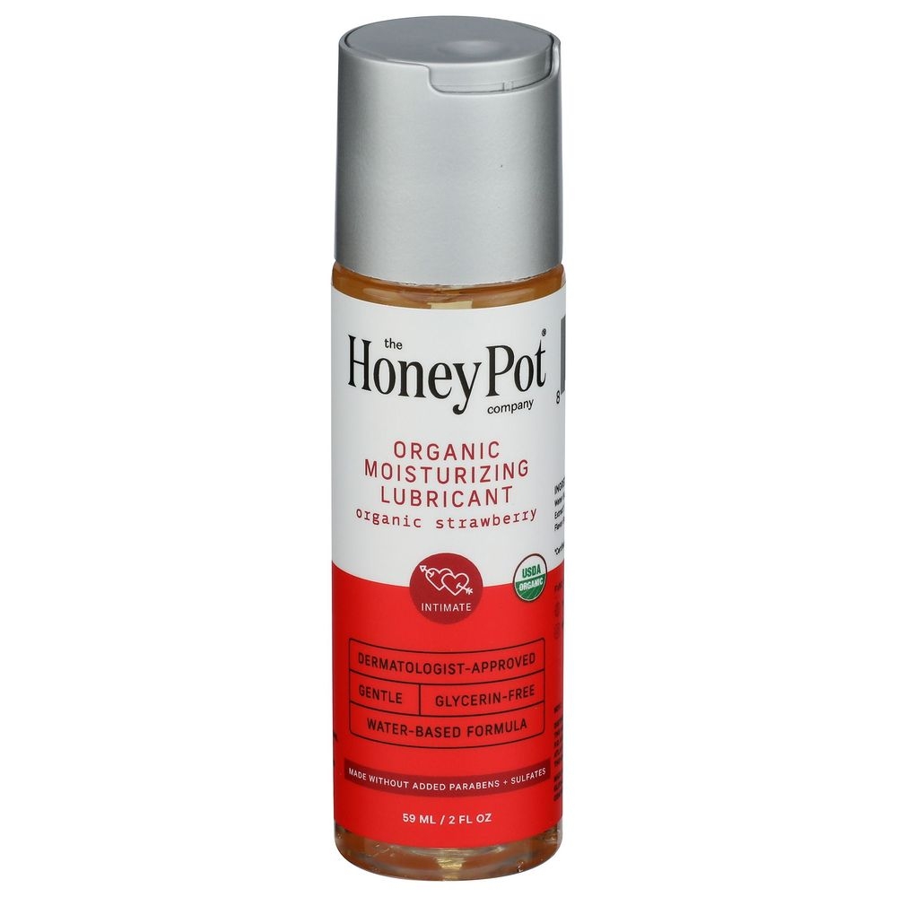 Honey Pot Organic Strawberry Personal Lubricant, 2 Fluid Ounce
