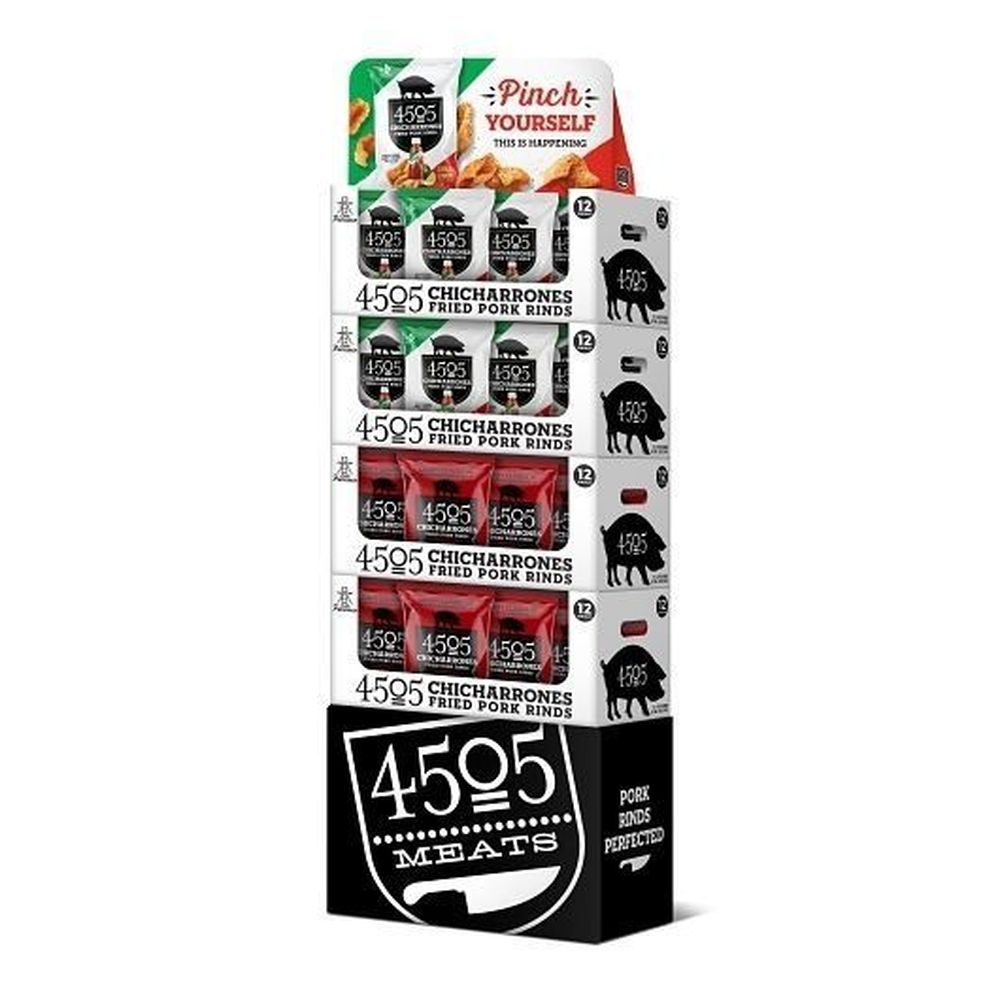 4505 Meats Mixed Chicharrones - Shipper, 48 Count