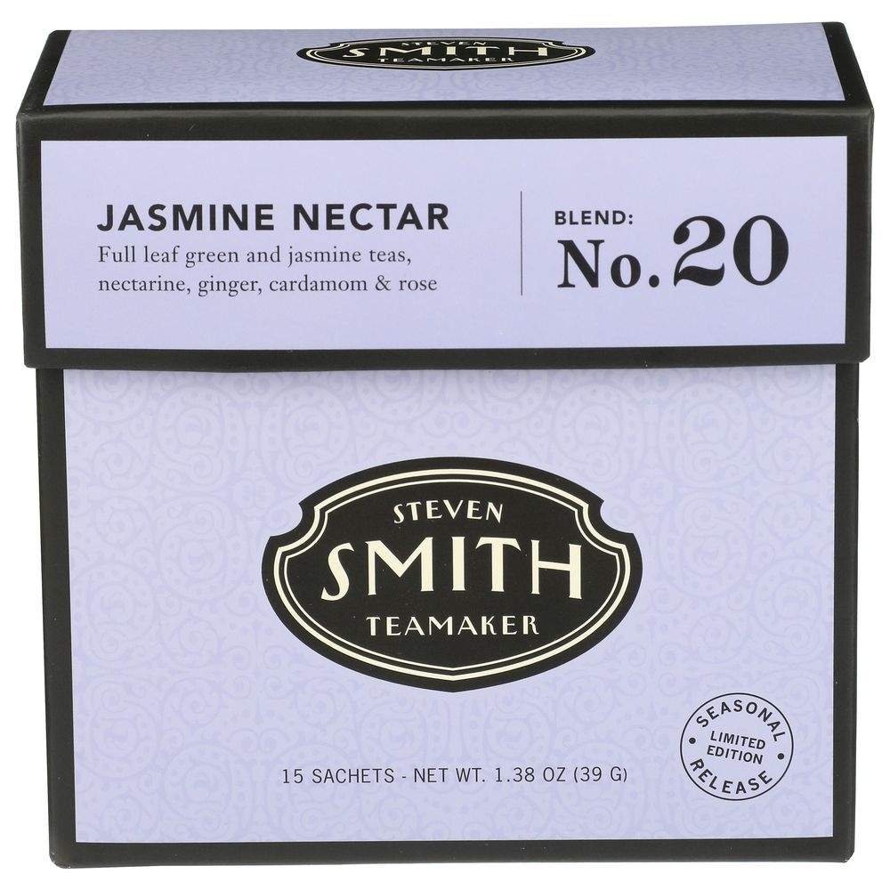Steven Smith Teamaker Jasmine Nectar Green Tea, 15 count -- 6 per case