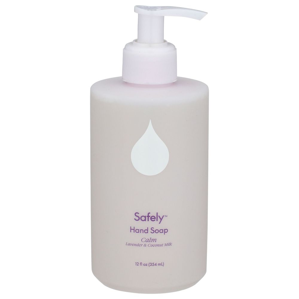 Safely Calm Lavender and Coconut Milk Liquid Hand Soap, 12 Fluid Ounce -- 6 per case