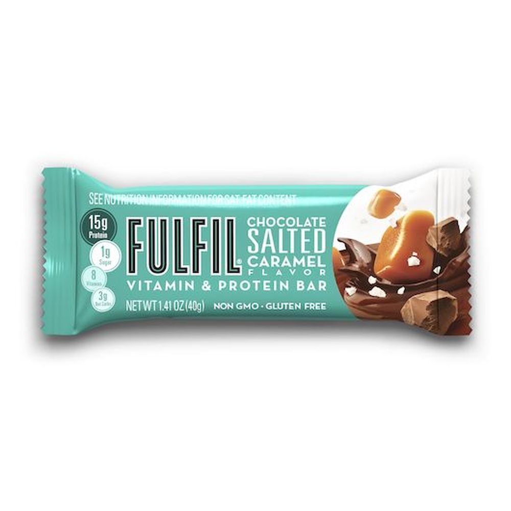 Fulfil Chocolate Salted Caramel Vitamin and Protein Bar, 1.41 Ounce - 12 per pack -- 6 packs per case