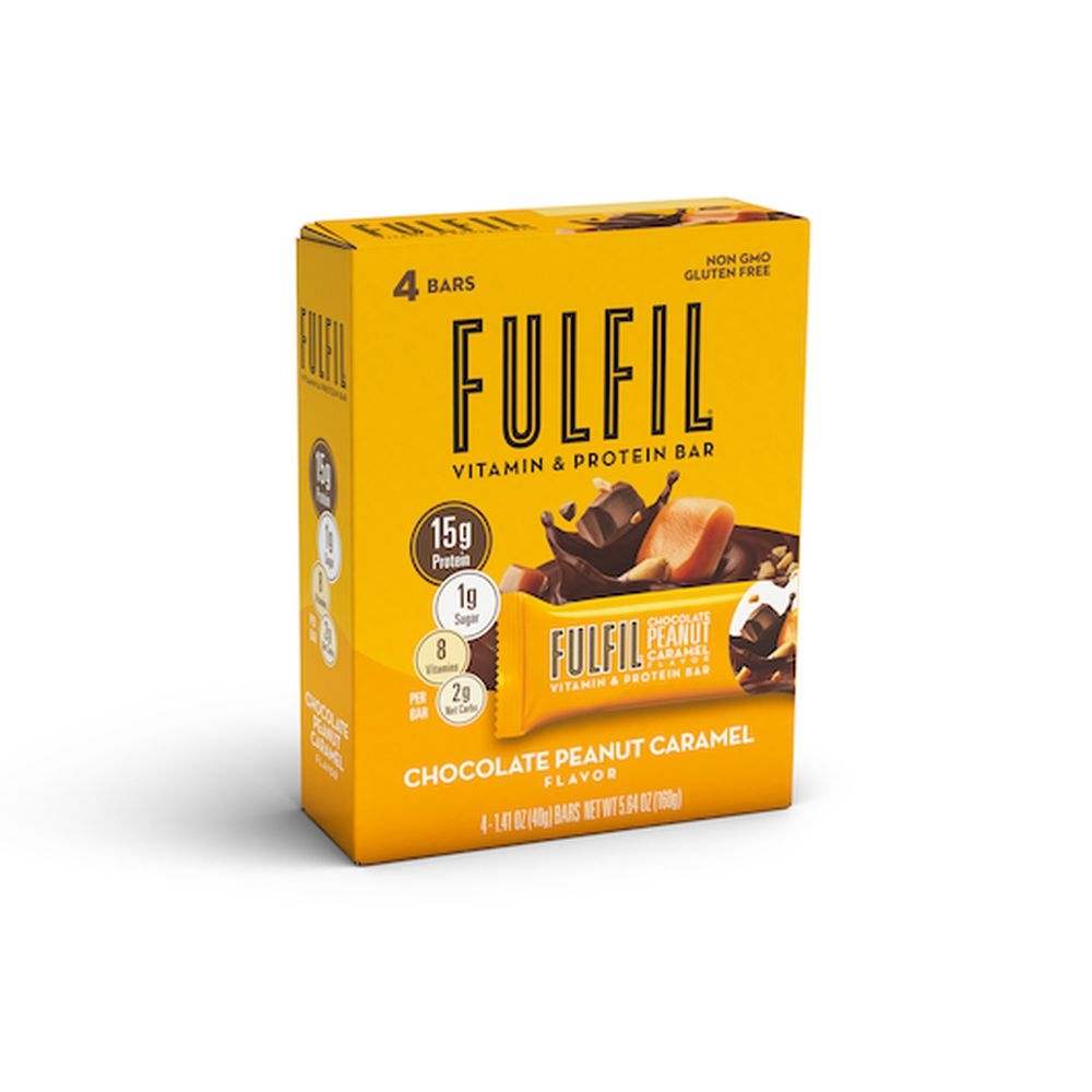 Fulfil Chocolate Peanut Caramel Protein Bar, 5.64 Ounce -- 6 per case