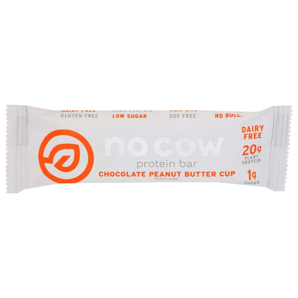 No Cow Chocolate Peanut Butter Cup Protein Bar, 2.12 Ounce -- 12 per case