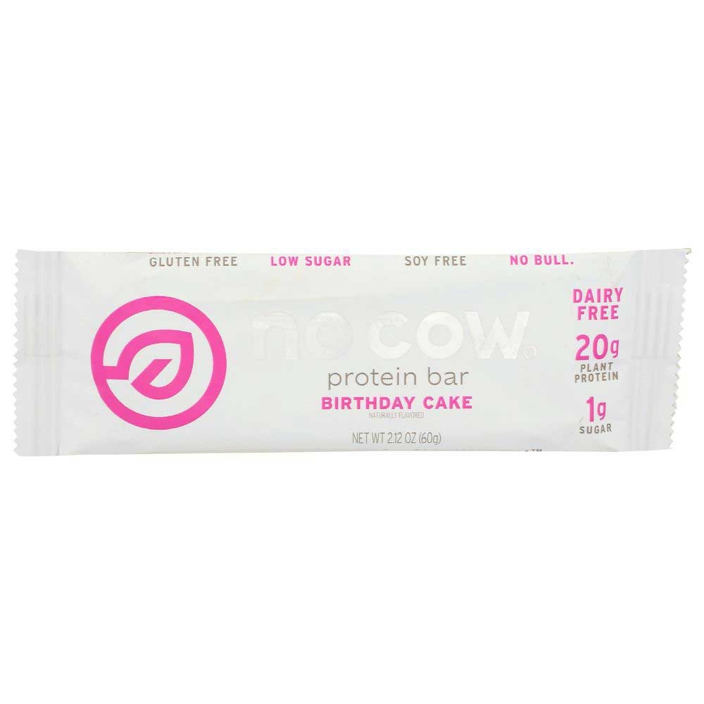 No Cow Birthday Cake Protein Bar, 2.12 Ounce -- 12 per case