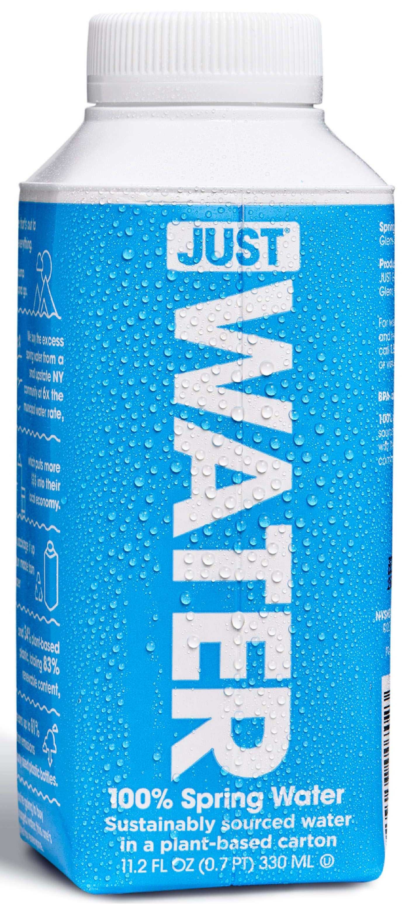 Just Water Natural Alkaline Spring Water, 11.2 Fluid Ounce -- 24 per case