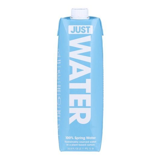 Just Water Natural Alkaline Spring Water, 33.8 Ounce -- 6 per case