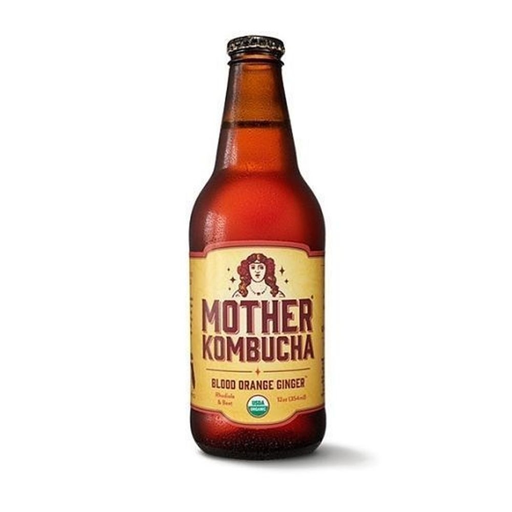 Mother Blood Orange Ginger Kombucha, 12 Ounce -- 6 per case