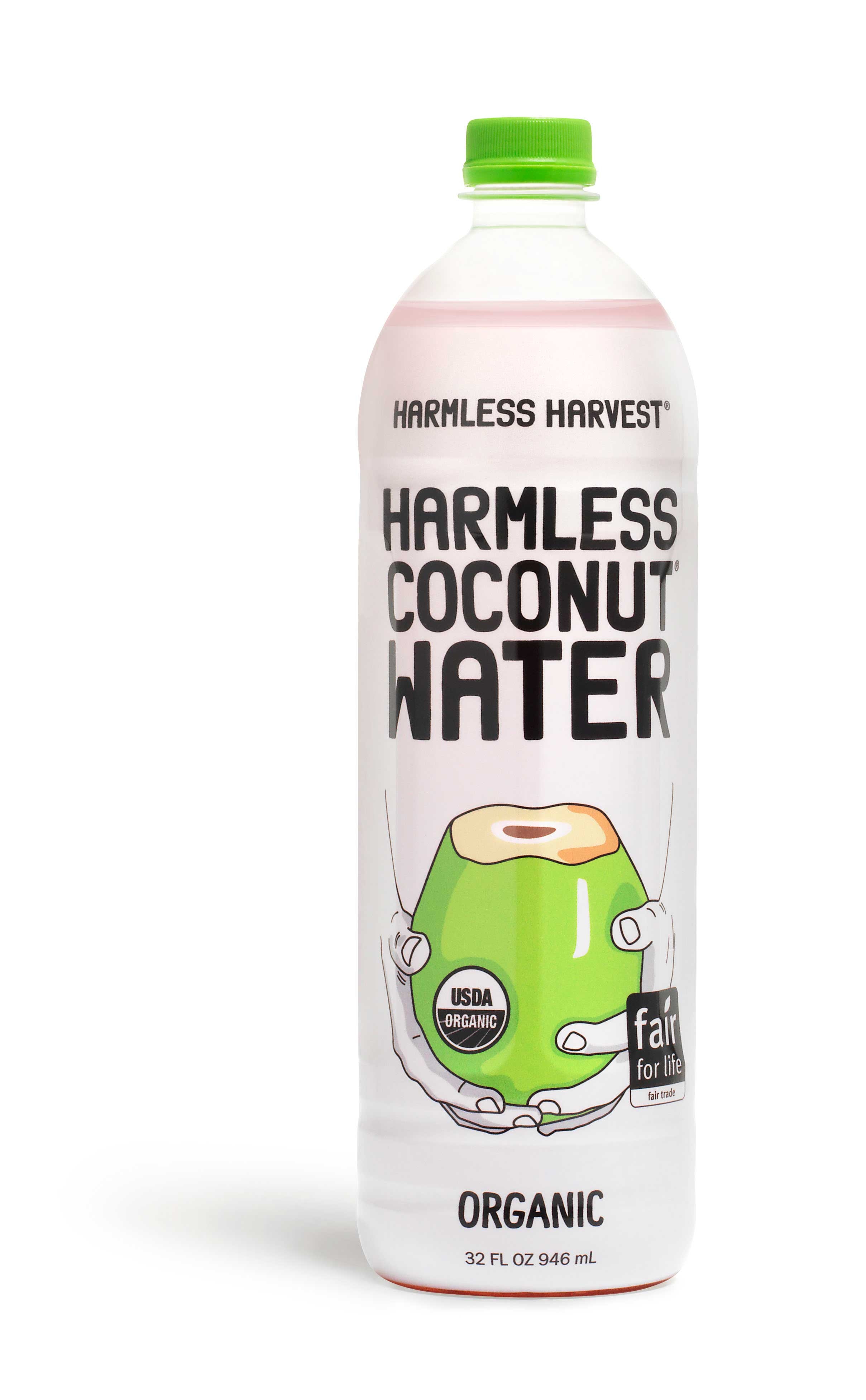 Harmless Harvest Organic Coconut Water, 32 Ounce -- 6 per case.
