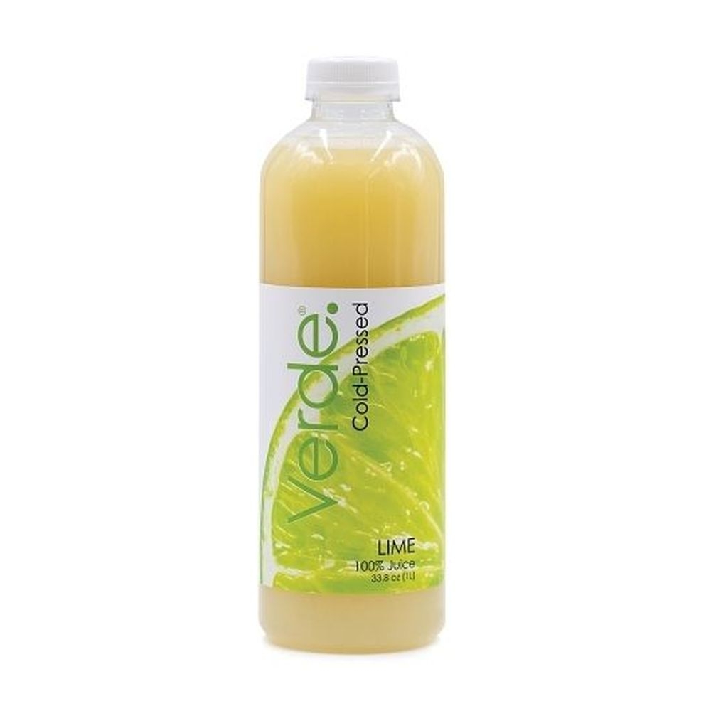 Verde 100 Percent Cold Pressed Freshly Squeezed Lime Juice, 33.8 Ounce -- 6 per case