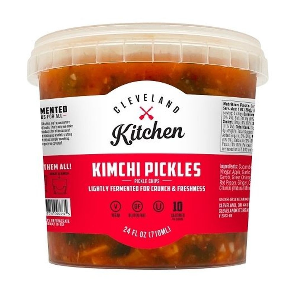 Cleveland Kitchen Kimchi Pickle Chips, 24 Ounce
