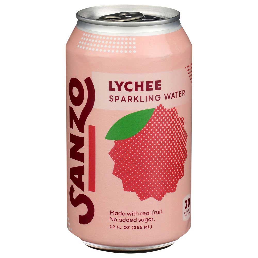 Sanzo Lychee Sparkling Water, 12 Fluid Ounce -- 12 per case