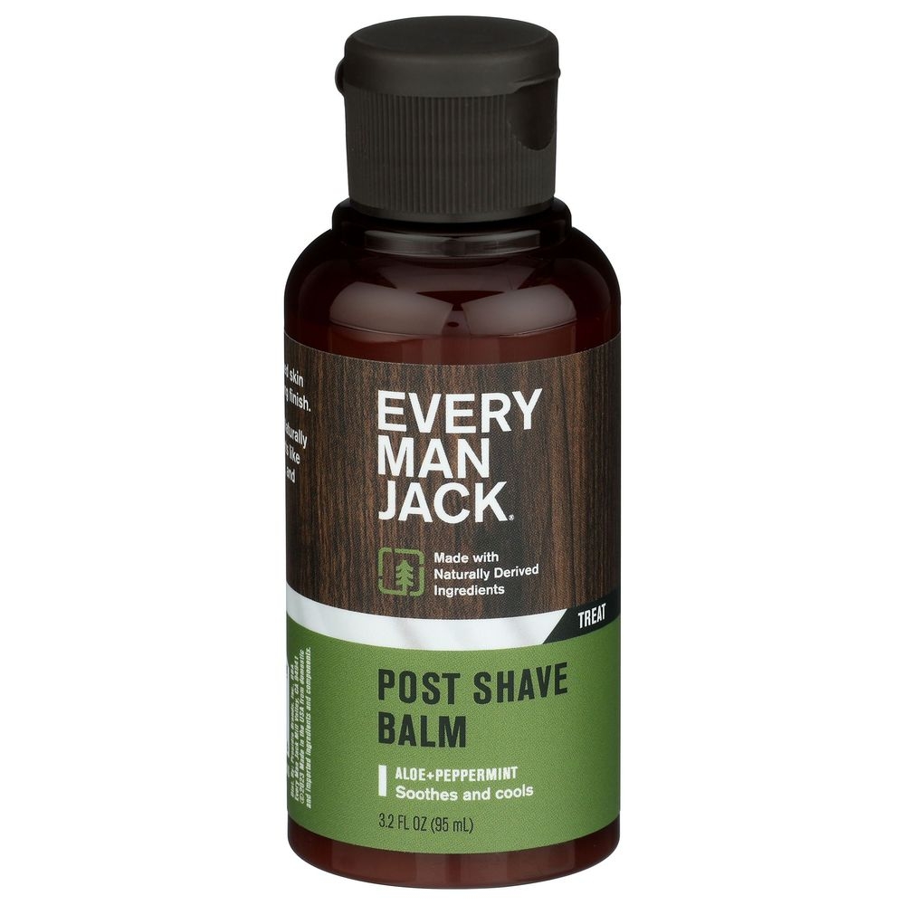 Every Man Jack Aloe Plus Peppermint Post Shave Balm, 3.2 Fluid Ounce