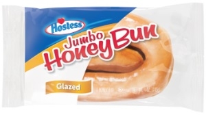 Hostess Jumbo Glazed Honey Bun, 4 Ounce -- 36 per case