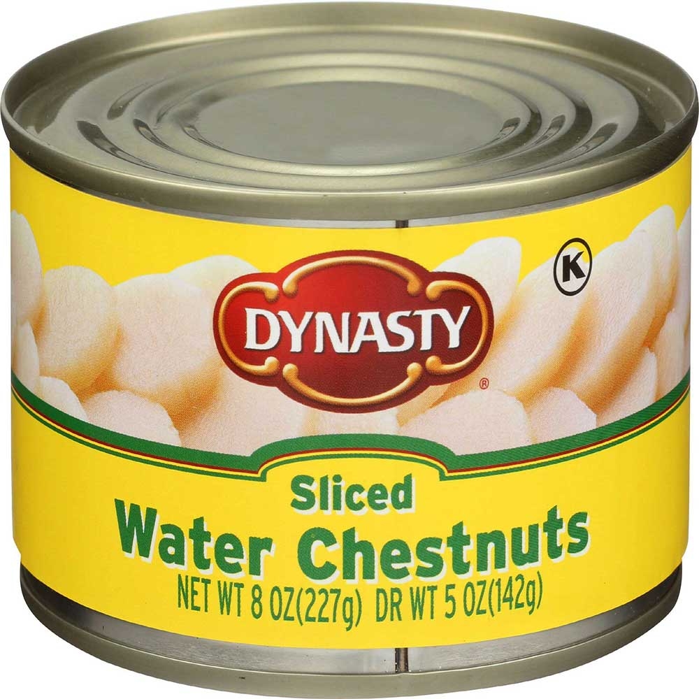 Dynasty Sliced Water Chestnuts, 8 Ounce -- 12 per case