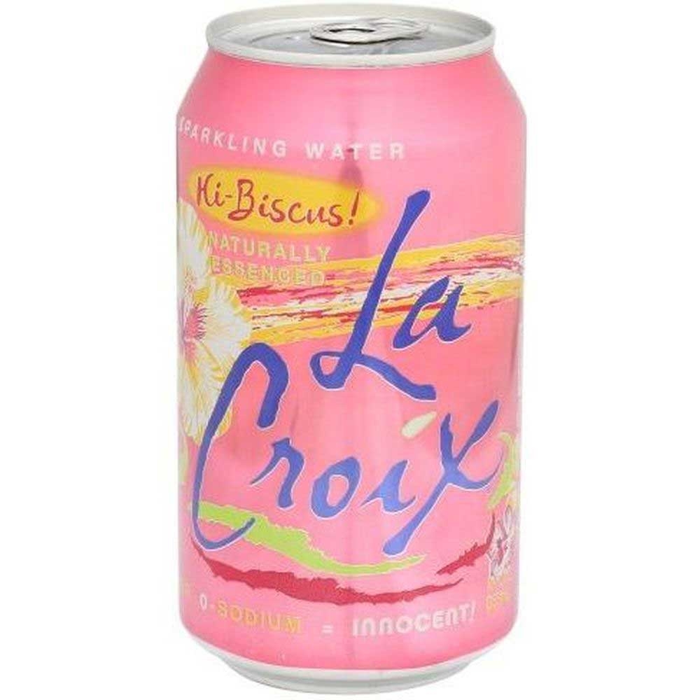 LaCroix Hibiscus Sparkling Water, 12 Fluid Ounce - 8 count per pack -- 3 packs per case