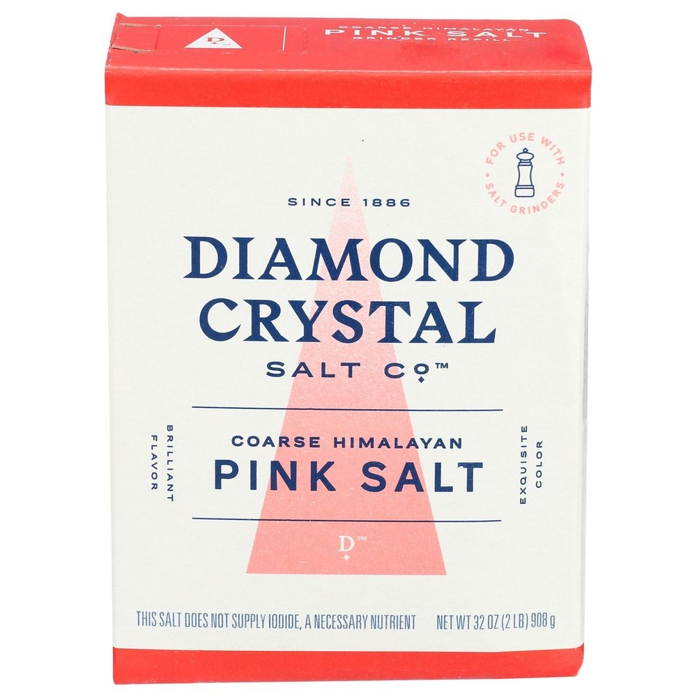 Diamond Crystal Coarse Himalayan Pink Salt, 2 Pound -- 12 per case