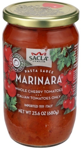 Sacla Whole Cherry Tomatoes Marinara Sauce, 24 Ounce -- 6 per case