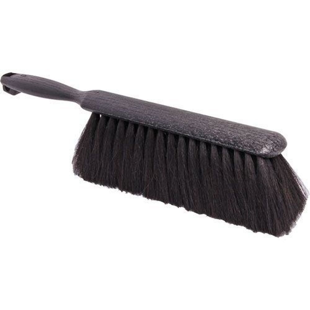 Carlisle 3638003 Black Counter Brush with Horsehair Bristles, 9 inch Length