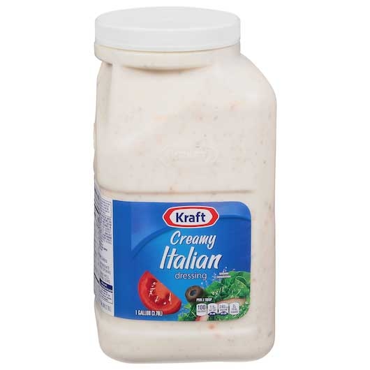 Dressing Kraft Creamy Italian 4 Count 1 Gallon