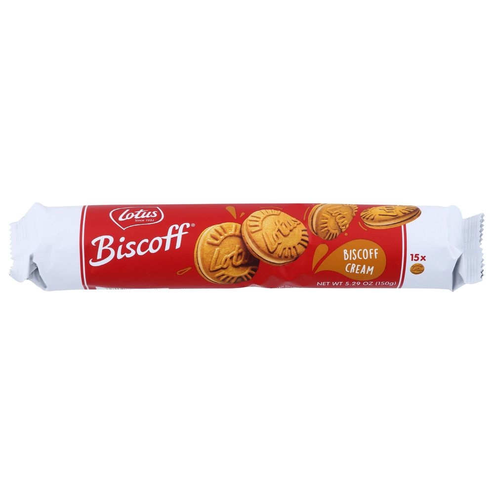 Biscoff Biscoff Cream Sandwich Cookie, 5.29 Ounce -- 9 per case
