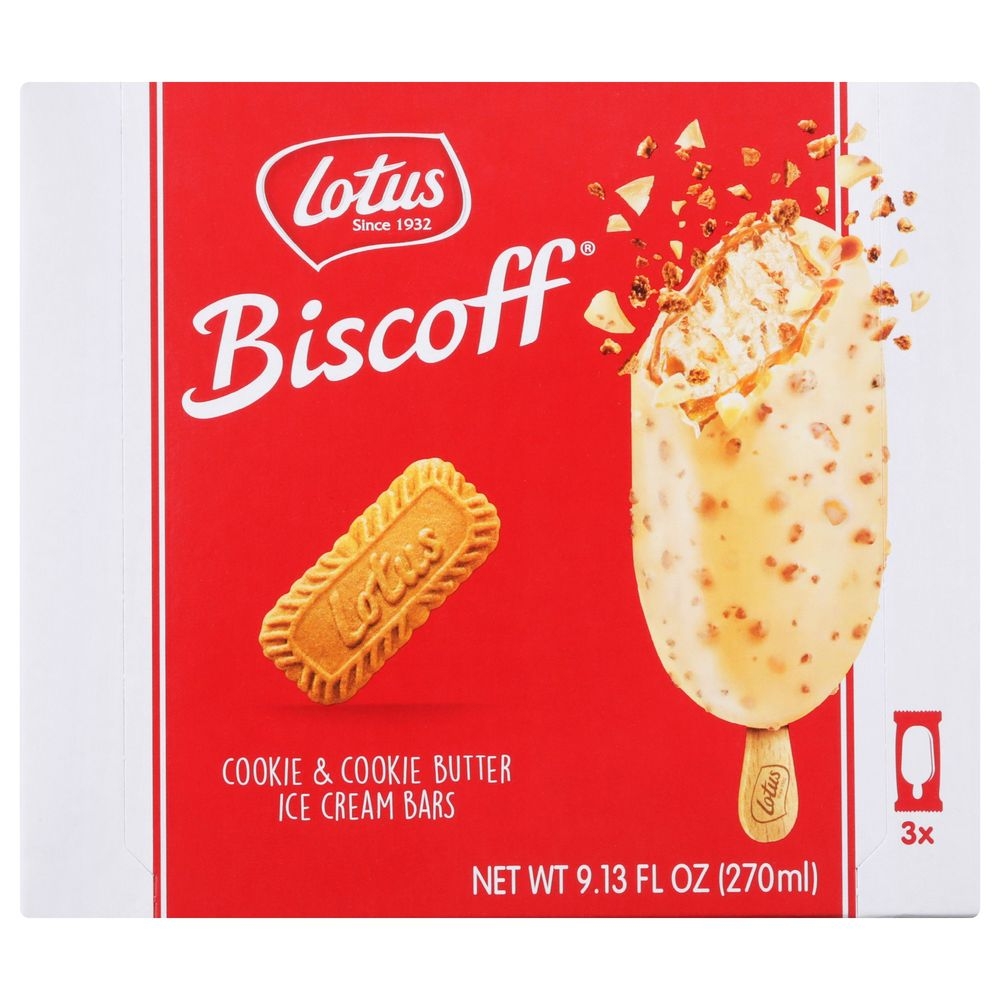 Biscoff White Chocolate Ice Cream Bar, 9.1 Ounce -- 8 per case