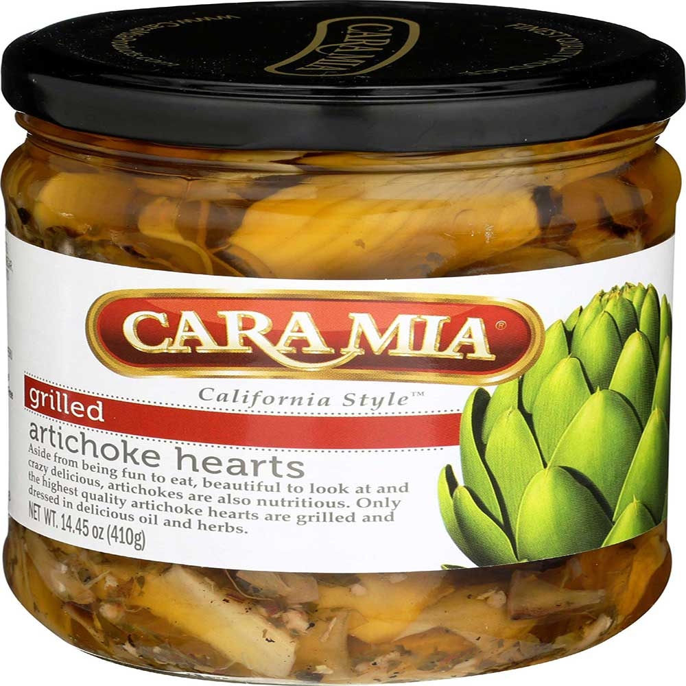 Cara Mia Grilled Artichoke Hearts, 14.45 Ounce -- 12 per case