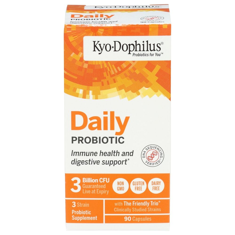 Kyolic Kyo Dophilus Probiotic Dietary Supplement Capsules, 90 count