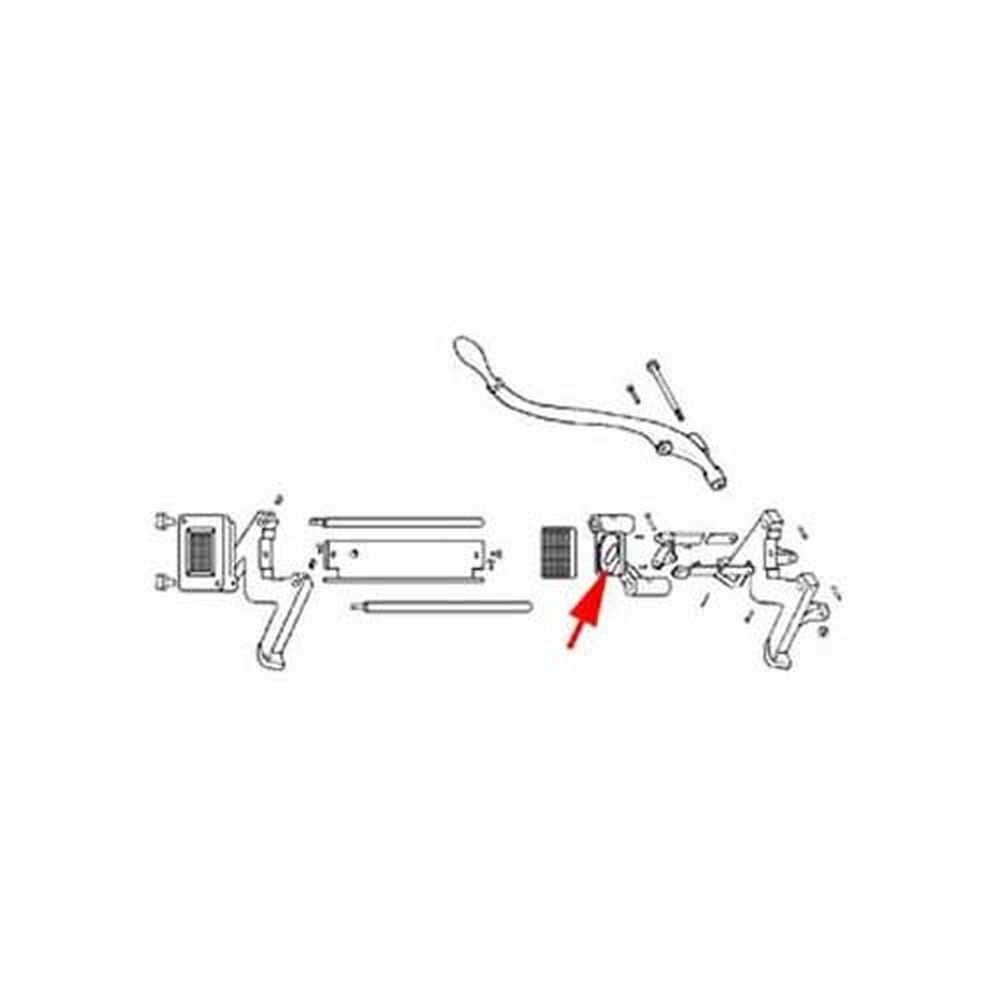 Vollrath 45610-1 Cast Iron Pusher Plate for Potato Cutter