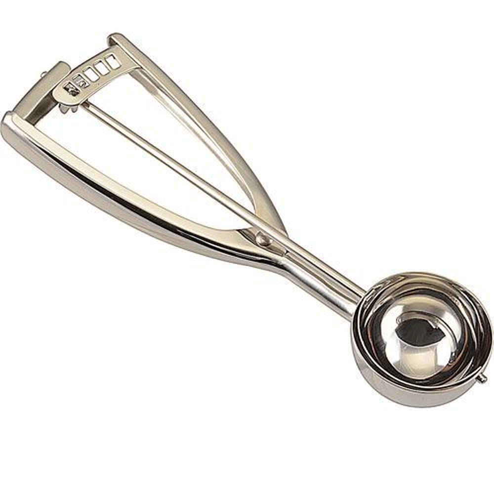 Vollrath 47155 Stainless Steel Round Number 24 Squeeze Disher, 1.375 Ounce Capacity