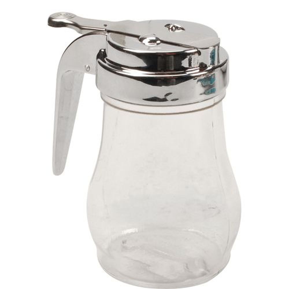 Vollrath 1212 Plastic Serving Jar with Chrome Plated Top, 10 Ounce Capacity