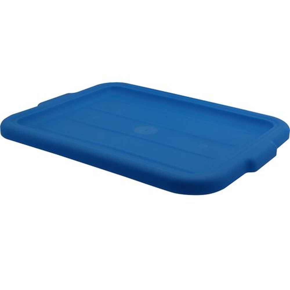 Vollrath 1522-C04 Traex Color Mate Recessed Blue Food Storage Box Lid, 21.625 x 15.54 x 1 inch Overall