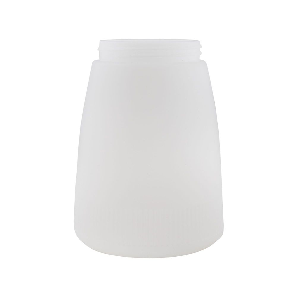Vollrath 2748J Dripcut White Plastic Server Replacement Jar Only, 48 Ounce
