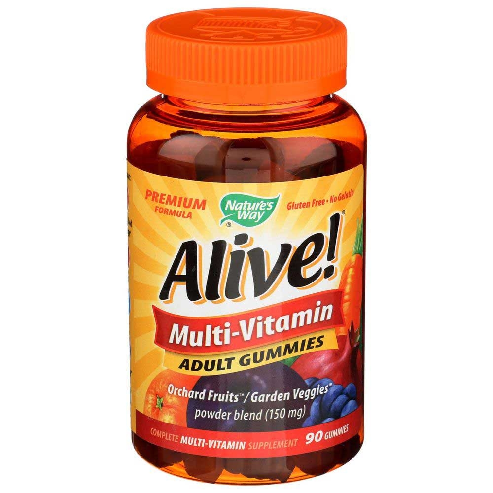 Natures Way Alive Adult Multi Vitamin Gummies - 90 count per pack