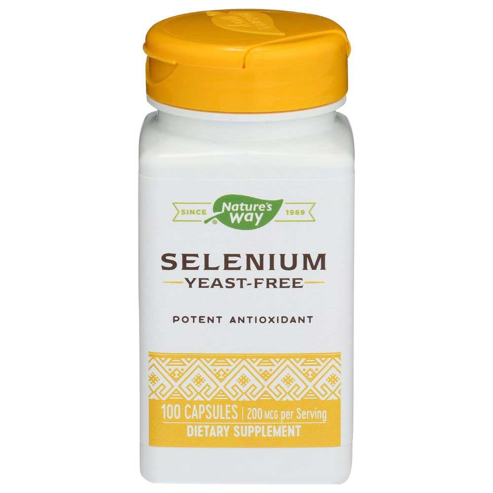 Natures Way Selenium 200mcg Capsule - 100 count per pack