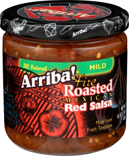 Arriba Fire Roasted Mexican Mild Red Salsa, 16 Ounce -- 6 per case