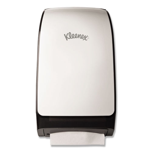 Kleenex White Premiere Folded Towel Dispenser, 10.6 x 5.48 x 18.79 inch