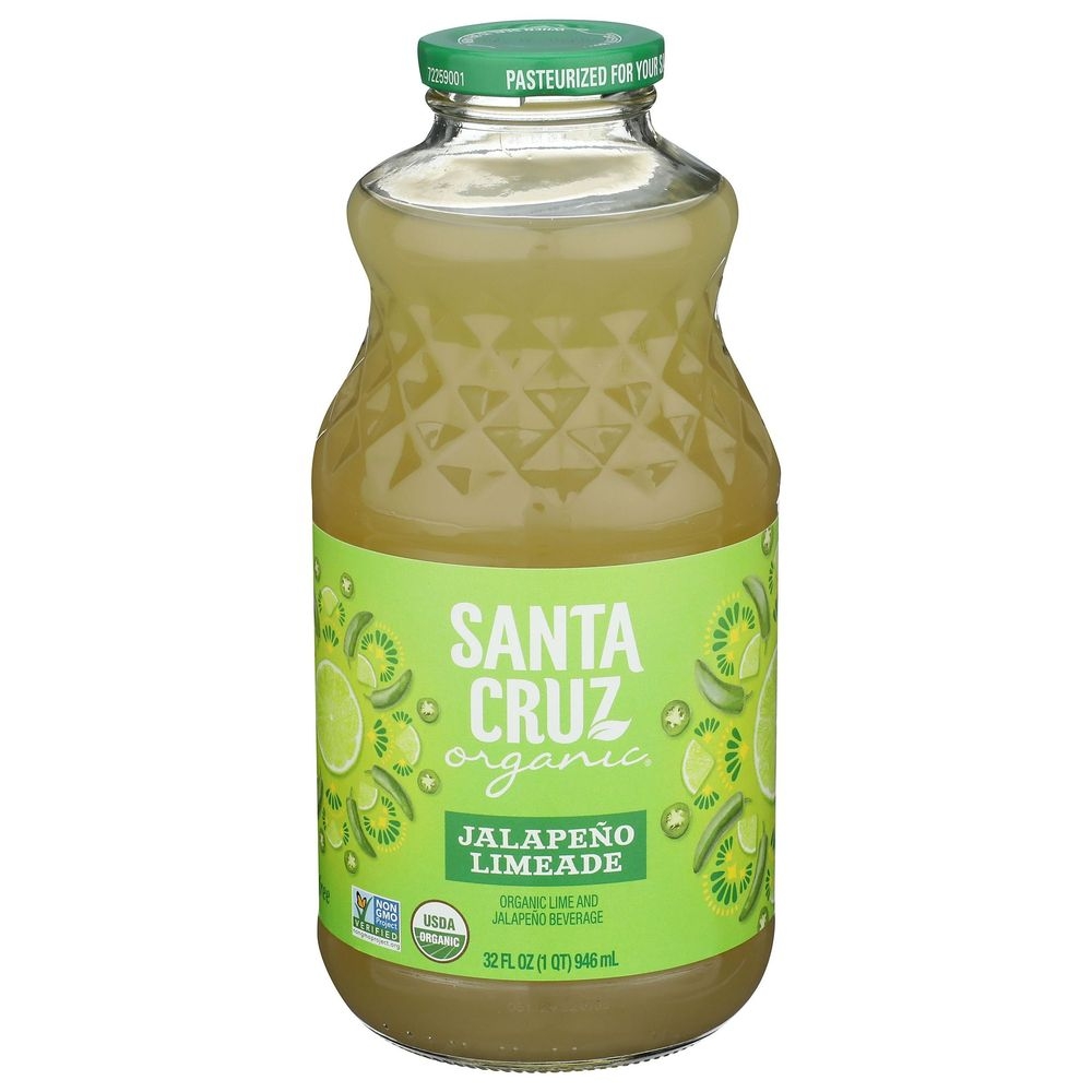 Santa Cruz Organic Jalapeno Limeade, 32 Fluid Ounce -- 6 per case