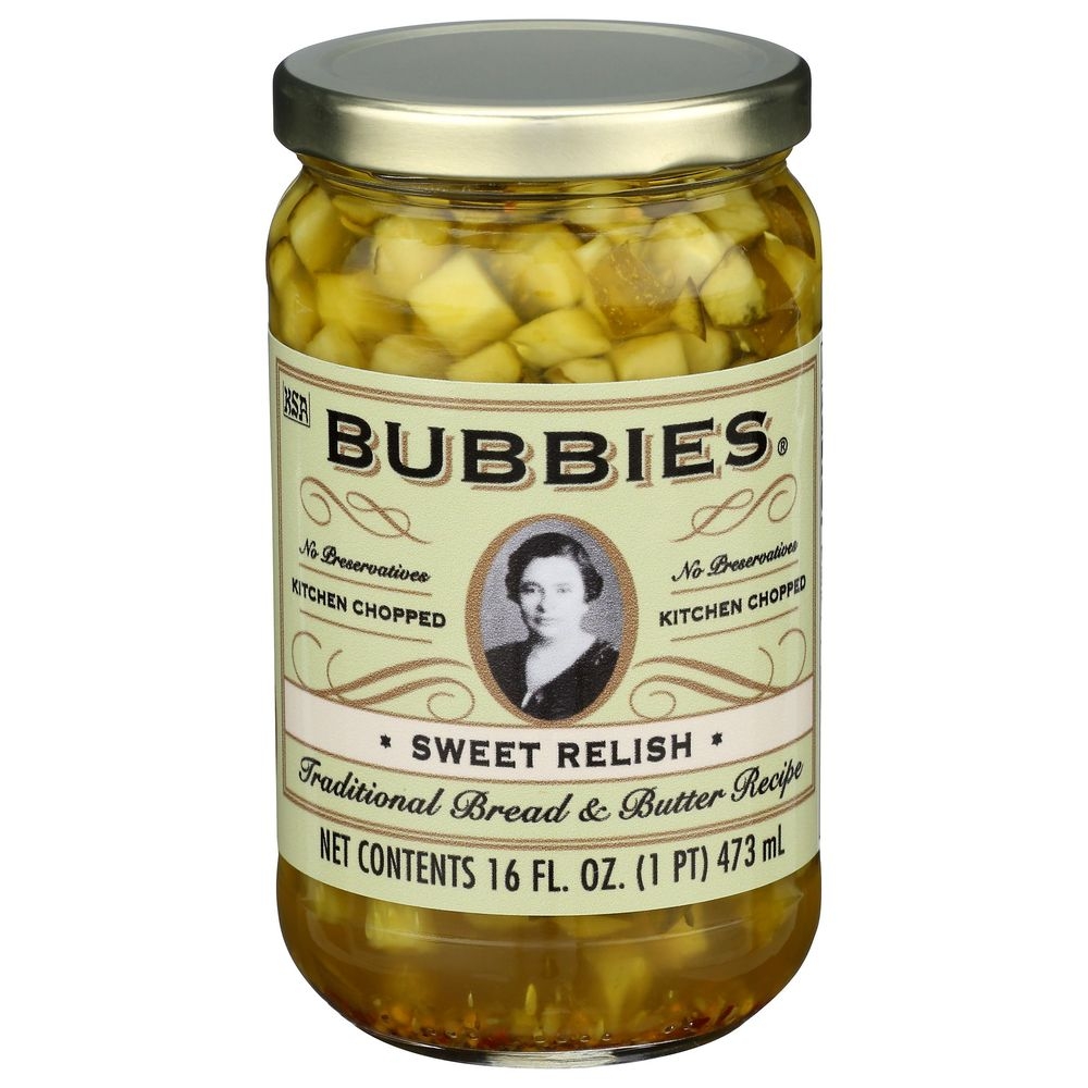 Bubbies Sweet Relish, 16 Fluid Ounce -- 6 per case