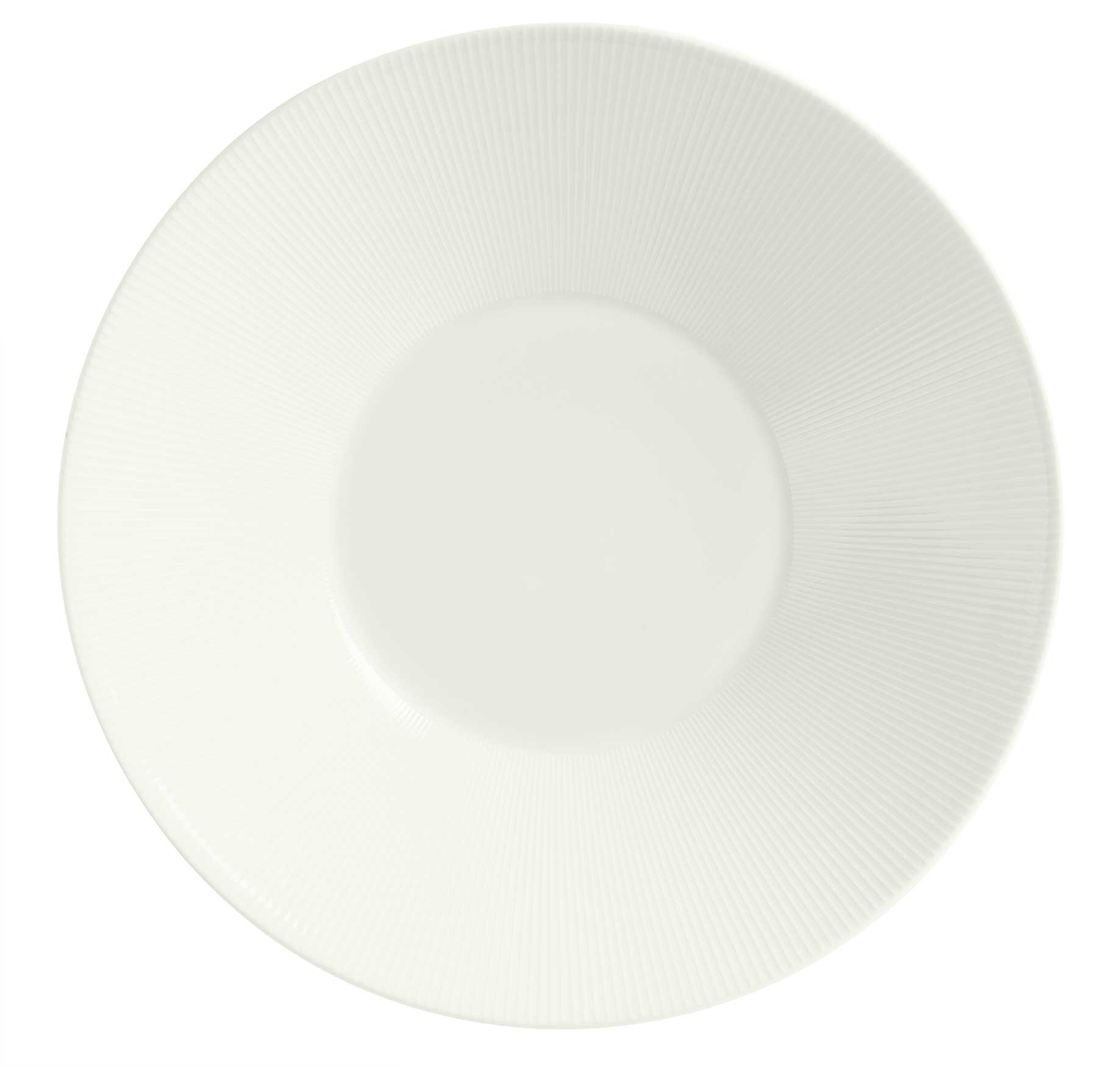 Schonwald Connect Radial Porcelain Plate, 12 3/4 inch -- 6 per case.