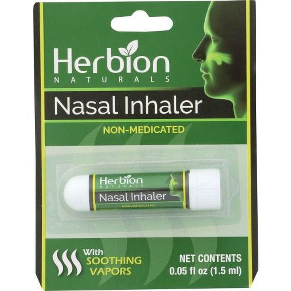 Herbion Naturals Non-Medicated Nasal Inhaler, 1.5 Milliliter -- 6 per case