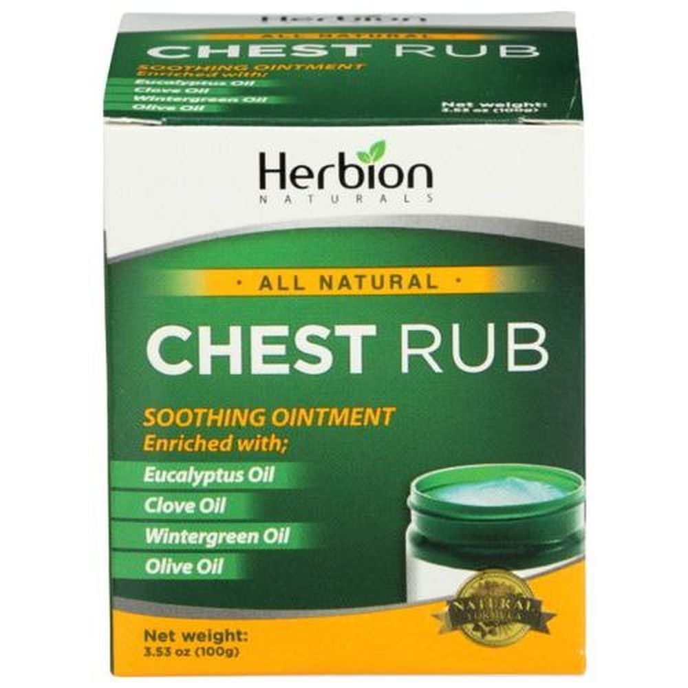 Herbion Naturals Chest Rub Soothing Ointment, 3.53 Ounce