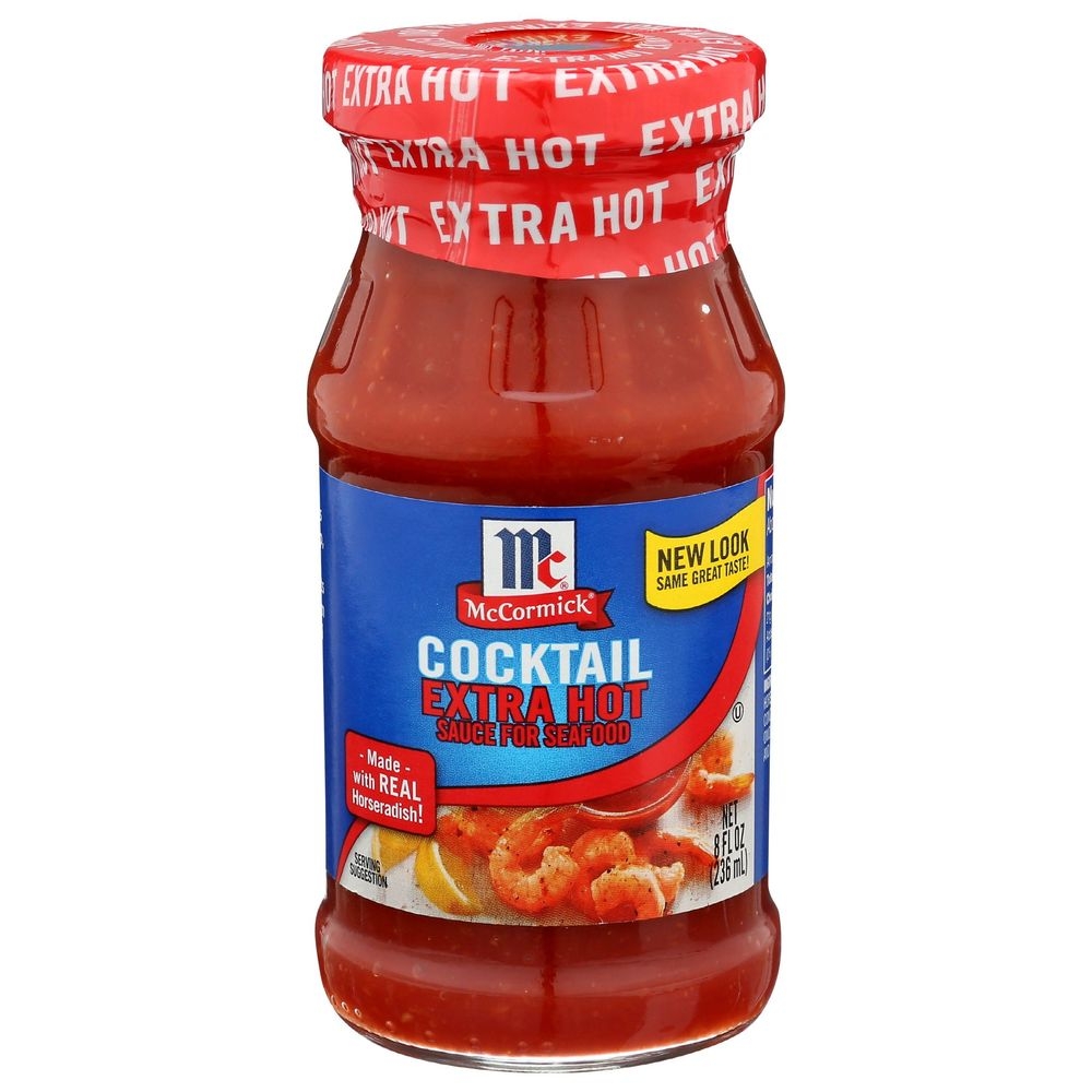 Mccormick Extra Hot Seafood Cocktail Sauce, 8 Ounce -- 12 per case