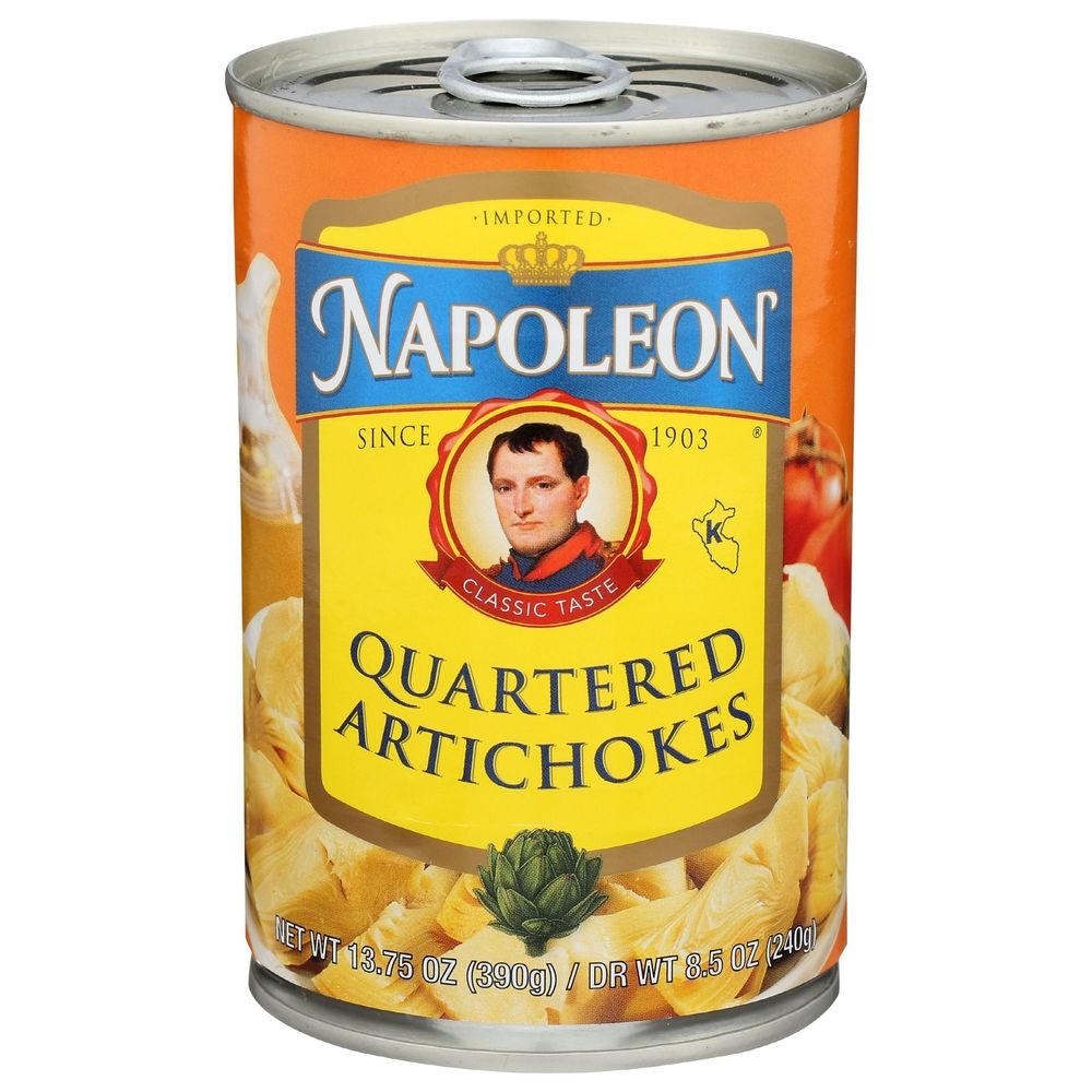 Napoleon Quartered Artichokes, 13.75 Ounce -- 12 per case
