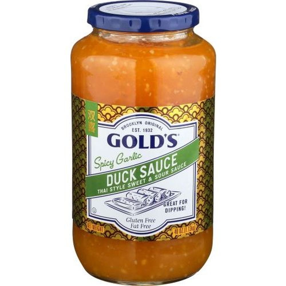 Golds Spicy Garlic Duck Sauce, 40 Ounce -- 12 per case