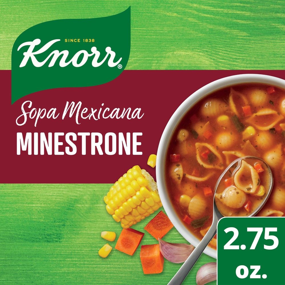 Knorr Sopa Mexicana Minestrone Soup Mix, 2.75 Ounce -- 12 per case
