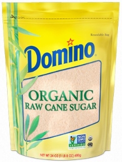 Domino Organic Raw Cane Sugar, 24 Ounce -- 12 per case